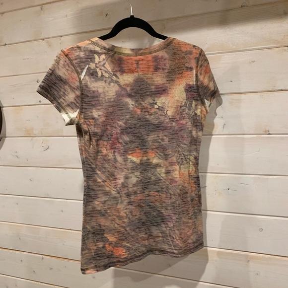 Wrangler Rock 47 | Orange & Pink Patterned Tee - Picture 5 of 5
